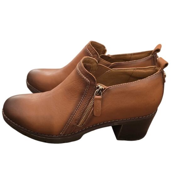 Easy Spirit Cosa Womens Boots Medium Brown Leather New Size 9 - Picture 8 of 9